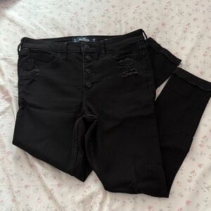 Ripped Black Women Jeans